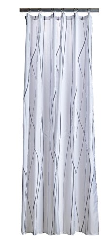 Zone Denmark 381109 Polyester Grau, Weiß Duschvorhang Vorhang Dusche Bedruckt, Polyester, Grau, Weiß, 2 m, 1800 mm Zone Denmark 381109 Polyester Grau, Weiß Duschvorhang Vorhang Dusche Bedruckt, Polyester, Grau, Weiß, 2 m, 1800 mm von Zone Denmark