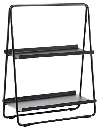 Zone Denmark A-Table Kleines Regal, Standregal aus Metall, 43 x 23 x 58 cm, Schwarz von Zone Denmark