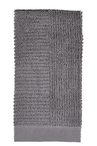 Zone Denmark Classic Handtuch, weiches Handtuch mit hoher Saugfähigkeit, 100% Baumwolle, 100 x 50 cm, grau von Zone Denmark