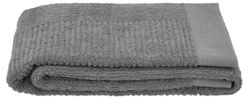 Zone Denmark Classic Handtuch, weiches Handtuch mit hoher Saugfähigkeit, 100% Baumwolle, 50 x 100 cm, grau von Zone Denmark
