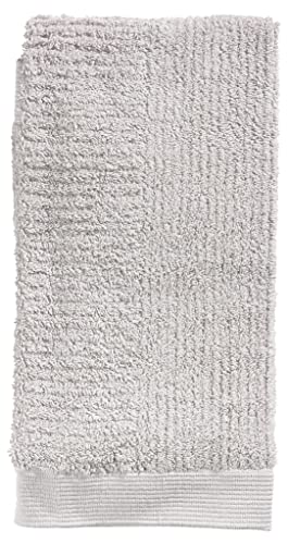 Zone Denmark Classic Handtuch, weiches Handtuch mit hoher Saugfähigkeit, 100% Baumwolle, 100 x 50 cm, weichgrau (Soft Grey) von Zone Denmark