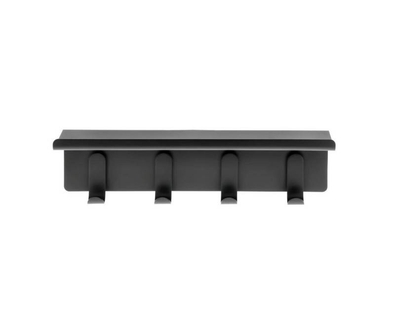 Zone Denmark Garderobenleiste "A-Collection" Flurregal mt 4 Haken und kleiner Ablage 40x15x11cm, Garderobenhaken, Wandhaken, skandinavisches Design von Zone Denmark
