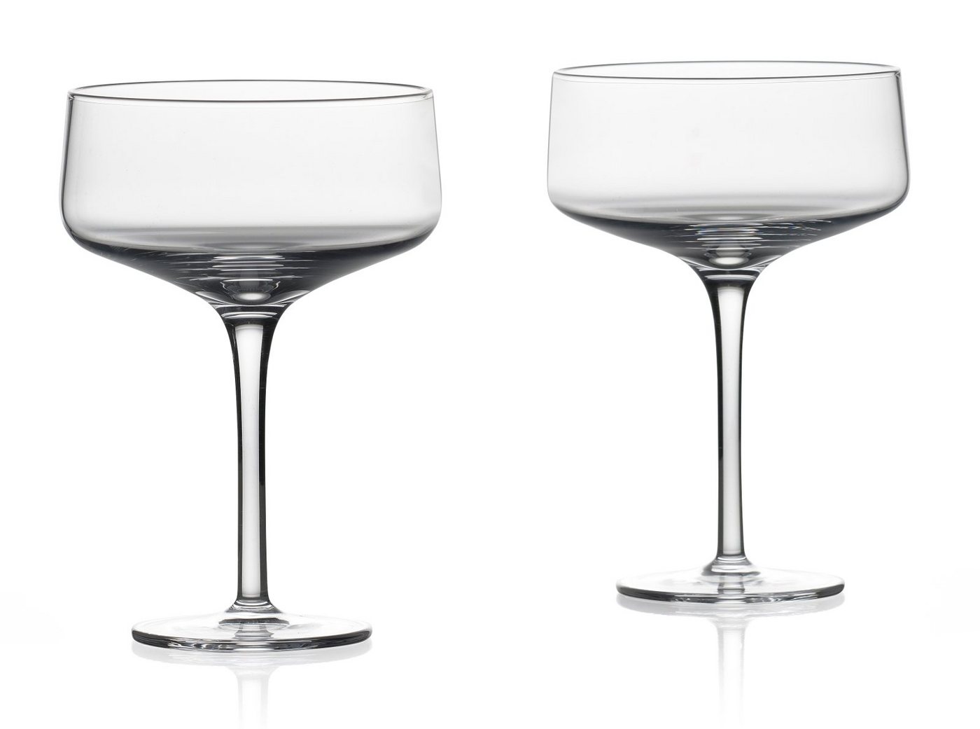 Zone Denmark Gläser-Set Rocks Coupe/Cocktail Glas 0,27 l Set2, Kristallglas von Zone Denmark