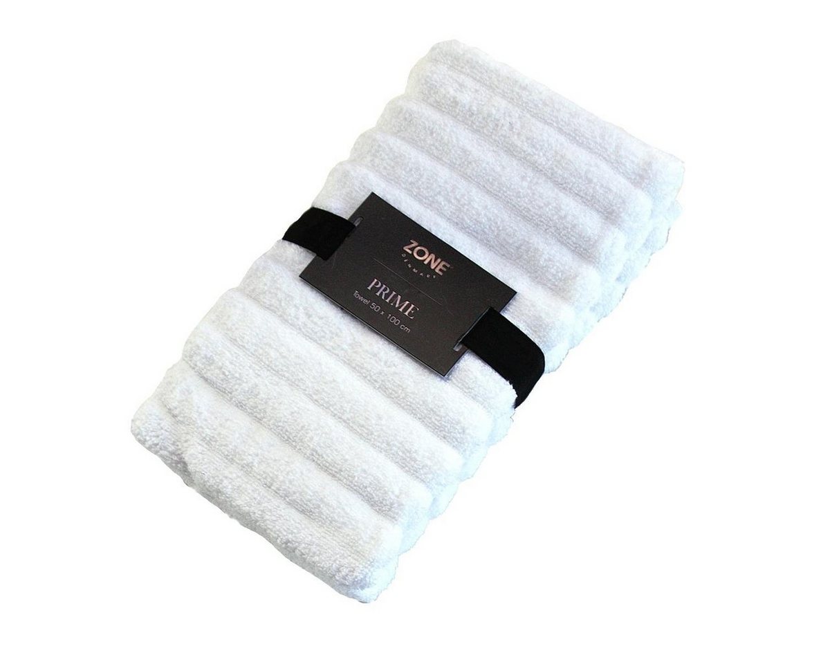 Zone Denmark Handtücher ZONE Premium-Handtuch weiß 100% Baumwolle, Material: 100 % Baumwolle (Stück, 1-St) von Zone Denmark