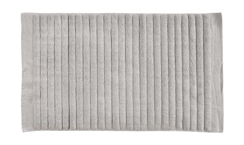 Zone Denmark Inu Badematte, 80 x 50 cm, Badezimmerteppich aus 100% Baumwolle, Waschbar, Soft Grey von Zone Denmark