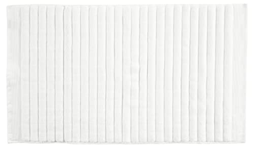 Zone Denmark Inu Badematte, 80 x 50 cm, Badezimmerteppich aus 100% Baumwolle, Waschbar, Weiß Zone Denmark Inu Badematte, 80 x 50 cm, Badezimmerteppich aus 100% Baumwolle, Waschbar, Weiß von Zone Denmark