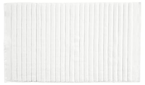 Zone Denmark Inu Badematte, 80 x 50 cm, Badezimmerteppich aus 100% Baumwolle, Waschbar, Weiß von Zone Denmark