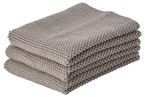 Zone Denmark Putzlappen aus 100% Baumwolle, 27 x 27 cm, 3er-Set, Taupe Zone Denmark Putzlappen aus 100% Baumwolle, 27 x 27 cm, 3er-Set, Taupe von Zone Denmark