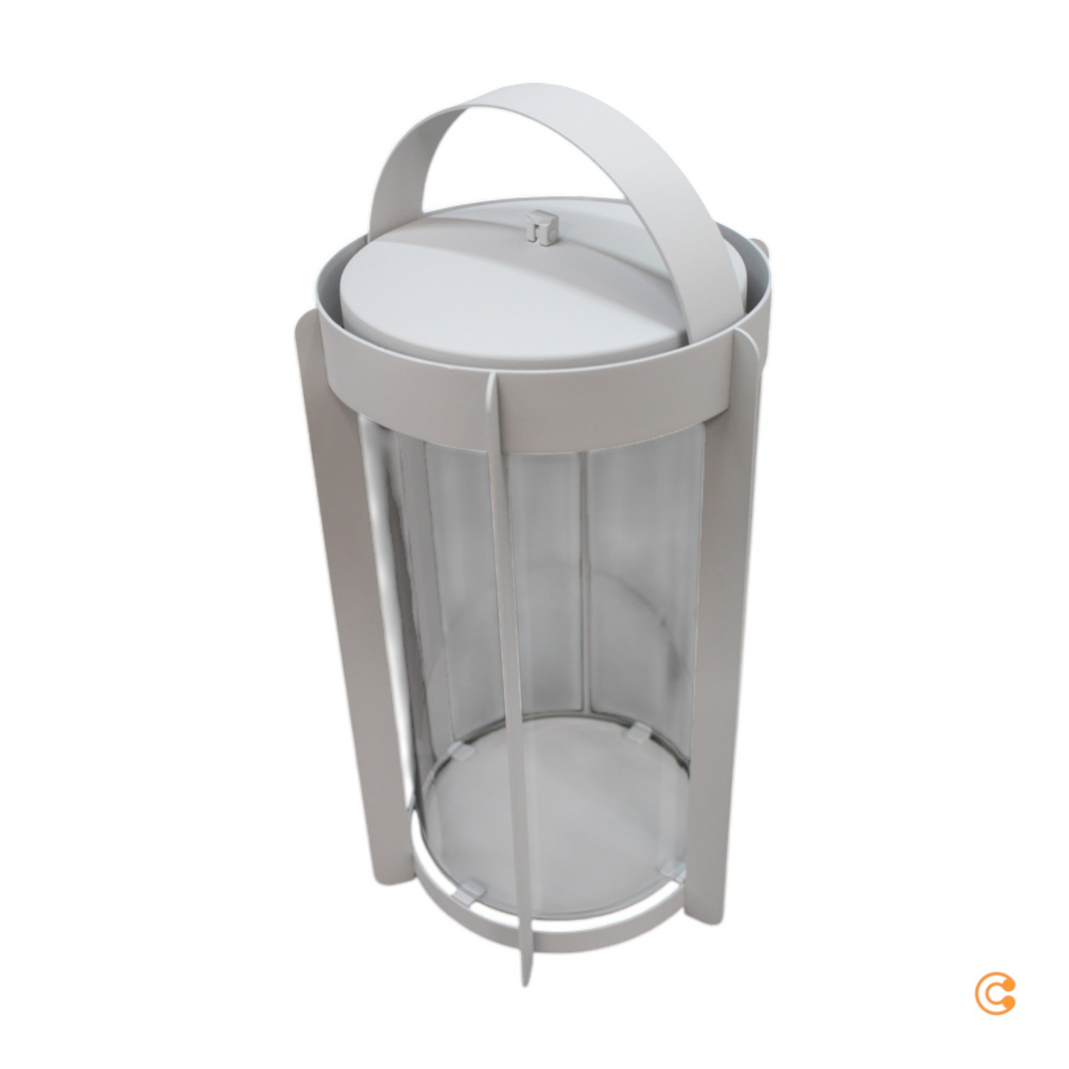 Zone Denmark Laterne Windlicht Firefly 35 Cm Hellgrau Für Siehe Text/Foto B-Ware von Zone Denmark
