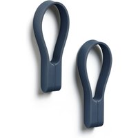 Zone Denmark - Loop Magnet Handtuchhalter, royal blue (2er-Set) von Zone Denmark