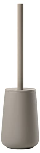 Zone Denmark Nova One Toilettenbürste, Klobürste aus Keramik, WC Bürste mit Bürstenhalter, Soft-Touch-Beschichtung, Durchm. 10,3 cm, Höhe 37 cm, Taupe von Zone Denmark