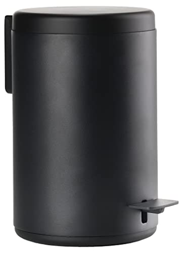 Zone Denmark Rim Mülleimer, Kosmetikeimer fürs Bad, 3 Liter, Schwarz Zone Denmark Rim Mülleimer, Kosmetikeimer fürs Bad, 3 Liter, Schwarz von Zone Denmark