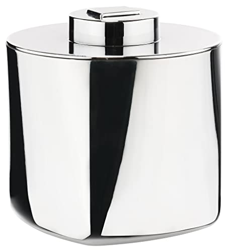 Zone Denmark Rocks Eiswürfelbehälter, Eiswürfel Eimer mit Zange, Hochwertiger Eisbehälter mit Deckel aus Edelstahl, Durchm. 13 cm, Höhe 12 cm, Polished Steel Zone Denmark Rocks Eiswürfelbehälter, Eiswürfel Eimer mit Zange, Hochwertiger Eisbehälter mit Deckel aus Edelstahl, Durchm. 13 cm, Höhe 12 cm, Polished Steel von Zone Denmark
