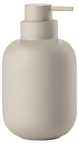 Zone Denmark Sensu Seifenspender für Flüssigseife, Pumpspender fürs Bad, Steingut/Keramik, Skandinavisch im Design, 300 ml, Höhe 13 cm, Sand Zone Denmark Sensu Seifenspender für Flüssigseife, Pumpspender fürs Bad, Steingut/Keramik, Skandinavisch im Design, 300 ml, Höhe 13 cm, Sand von Zone Denmark
