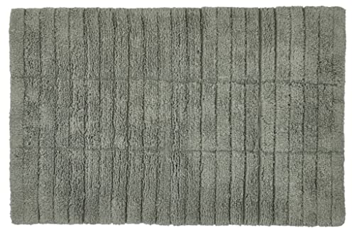 Zone Denmark Tiles Badematte, Badteppich aus Baumwolle, 80 x 50 cm, Matcha Grün von Zone Denmark