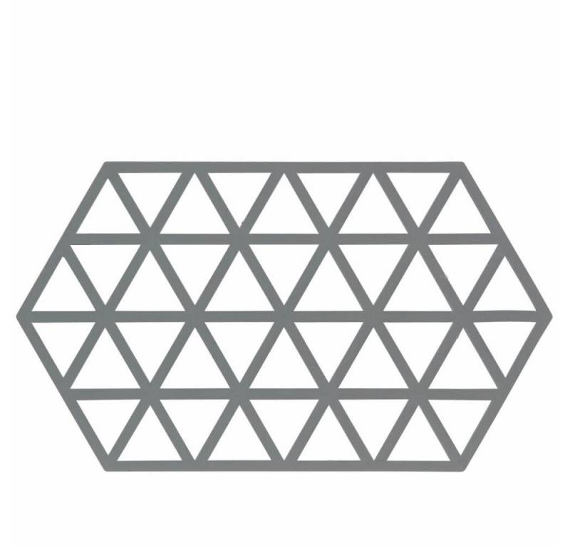 Zone Denmark Topfuntersetzer Triangles Cool Grey 24 cm von Zone Denmark