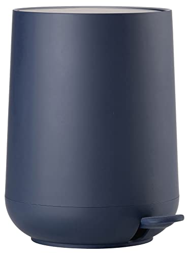 Zone Denmark Nova Mülleimer fürs Bad, Kosmetikeimer, Abfalleimer fürs Badezimmer, Durchm. 20,5 cm, Höhe 23,5 cm, Fassungsvermögen 3 Liter, Royal Blue von Zone Denmark