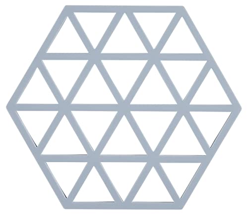 Zone Denmark Triangles Topfuntersetzer/Untersetzer für Töpfe, Silikon, 16 x 14 cm, himmelblau (Sky) von Zone Denmark