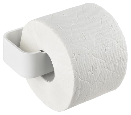 Zone Denmark Ume Toilettenpapierhalter - Klopapierhalter im Schlichten Design - Klorollenhalter 1 Stück - Inkl. Schrauben und Dübel - aus Aluminium - 16,4 x 7,6 x 4 cm - Weiß von Zone Denmark