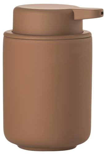 Zone Denmark Ume Seifenspender für Flüssigseife, Steingut/Keramik mit Soft Touch-Beschichtung, Skandinavisch im Design, 250 ml, Höhe 12,8 cm, Terracotta Zone Denmark Ume Seifenspender für Flüssigseife, Steingut/Keramik mit Soft Touch-Beschichtung, Skandinavisch im Design, 250 ml, Höhe 12,8 cm, Terracotta von Zone Denmark