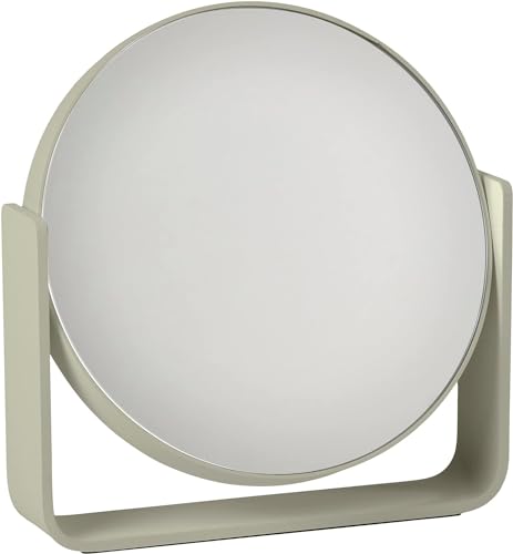 Zone Denmark Ume Tischspiegel, Kosmetikspiegel mit Vergrößerung 5-Fach, Durchm. 19 cm, Höhe 19,5 cm, Eucalyptus von Zone Denmark