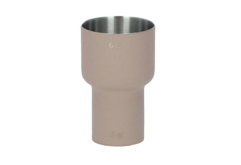 Wanddekoobjekt Zone Jigger Messbecher Bar Rocks 3cl 6cl Stahl nude rosa (1 St) von Zone Denmark