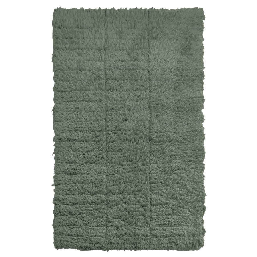 Badematte 50x80cm "Tiles" olive green von Zone