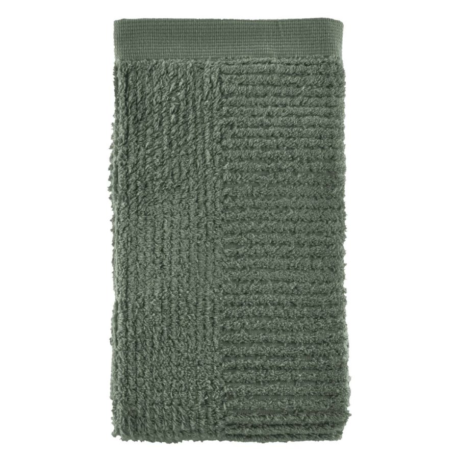 Handtuch 50x100cm "Classic" olive green von Zone