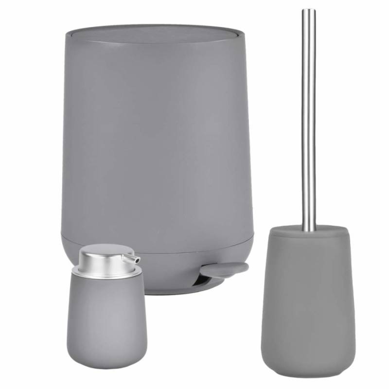 Bad-Accessoires Set 3tlg. "Nova" grey (grau) Zone Denmark von Zone