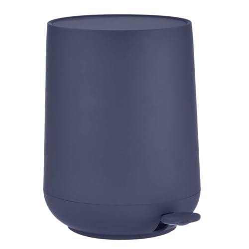 Zone Denmark Nova Pedaleimer Mülleimer Kosmetikeimer Badeimer Treteimer 5 Liter royal blau inkl 1 Rolle Beutel von Zone