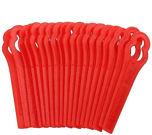 100 Stück Rasentrimmer-Klingen, ZoneYan Schneidplättchen, Kunststoff Ersatzmesser, Rasenmäherklinge Ersetzen, 100 Kunststoffmesser für Akku-Rasentrimmer, Frt18A Frt18A1 Kunst 46155 Frt20A1 Zubehör(A) 100 Stück Rasentrimmer-Klingen, ZoneYan Schneidplättchen, Kunststoff Ersatzmesser, Rasenmäherklinge Ersetzen, 100 Kunststoffmesser für Akku-Rasentrimmer, Frt18A Frt18A1 Kunst 46155 Frt20A1 Zubehör(A) von ZoneYan