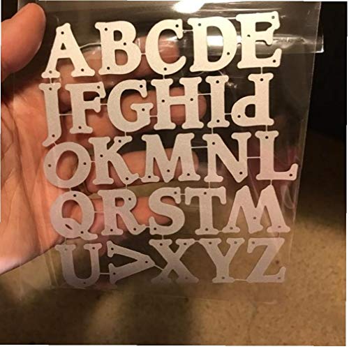 Alphabet Letters Schneiden Von Metall Prägeschablone 26 Kapital Versalien Schneiden Für Die Karte DIY Scrapbook Fotoalbum Papierkarte Cutting von Zonfer