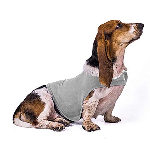 Zongha Anti Stress Weste Für Hunde Panikgeschirr Für Hunde Angst Hundemantel Medizinische Hundeweste Weste für ängstliche Hunde Hund Angst Jacke Light-Gray,xs von Zongha