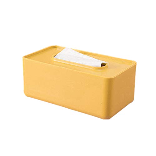 Zongha Tissue Box Cover Tissue-Box Taschentuchbox bedeckt Rechteck Taschentuchhalter für zu Hause Würfel Tissue Box Halter Taschentuchbox Taschentuchboxen Yellow Zongha Tissue Box Cover Tissue-Box Taschentuchbox bedeckt Rechteck Taschentuchhalter für zu Hause Würfel Tissue Box Halter Taschentuchbox Taschentuchboxen Yellow von Zongha