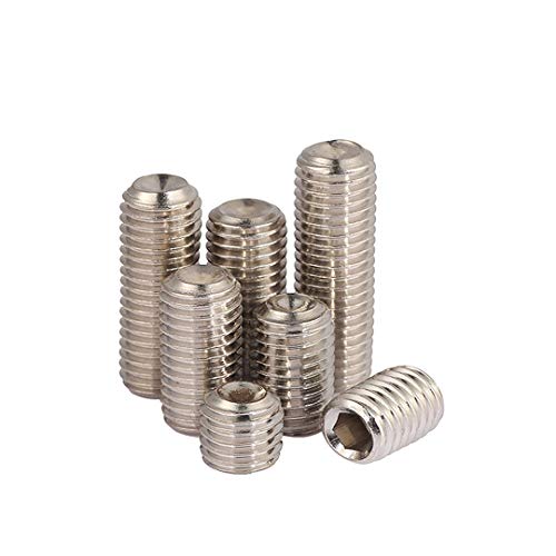 XIZONLIN Madenschraube Sechskantkopf Inbusschraube Sortiment M12 M14 M16 Edelstahl Cup Punkt Hex Grub Kopf Maschinenschraube von Zonlin
