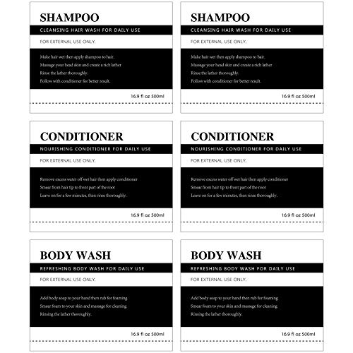 18 Stücke Wasserdichtes Etikett Aufkleber für Spender Flaschen Bauernhaus Etikette Shampoo Spender Aufkleber für 2,76 x 3,54 ZollKüche Badezimmer 2,76 x 3,54 Zoll 18 Stücke Wasserdichtes Etikett Aufkleber für Spender Flaschen Bauernhaus Etikette Shampoo Spender Aufkleber für 2,76 x 3,54 ZollKüche Badezimmer 2,76 x 3,54 Zoll von Zonon