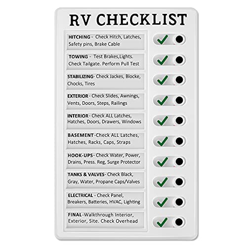 Zonon 2 Pack Rv Checklist Board to Do List Boards Plastic Chore Chart Memo Checklist Boards with Slider Portable Daily Affairs Detachable Schedule Planner for Home Office Check Items Accessories Zonon 2 Pack Rv Checklist Board to Do List Boards Plastic Chore Chart Memo Checklist Boards with Slider Portable Daily Affairs Detachable Schedule Planner for Home Office Check Items Accessories von Zonon