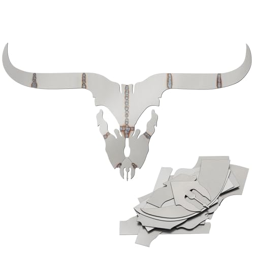 Zonon 24 x 25,3 Zoll Schweißübungsset für Anfänger Praxis, 201 Edelstahl Schweißtraining Metall Geeignet für Tig Mig Gas Arc Stick DIY Zubehör (Bull Head) von Zonon