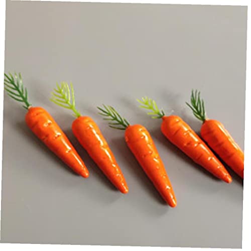 10 Stücke Karotten Mini Künstliche Kunststoff Schaum Karoute Hochzeit Weihnachten Familie Küche Decoratio von Zonster