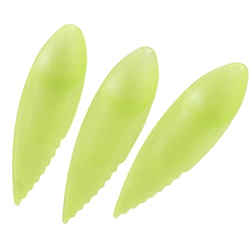 3 Teile/Satz Kunststoff Kiwi Löffel Peeler Cutter Frucht Slicer Splitter Küche Gadget Fruchtschnitt Zubehör Werkzeuge von Zonster