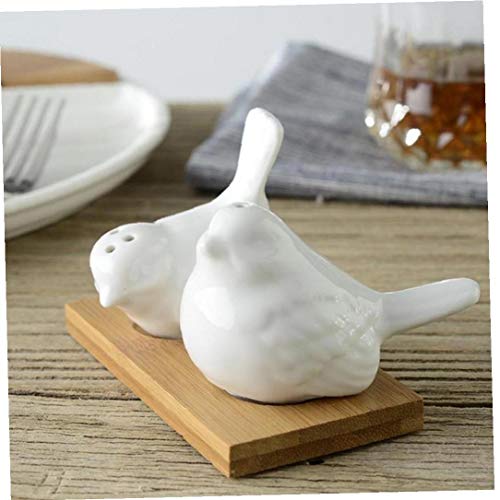 EIN Paar Tauben-Liebe-Vögel Shaped Salz und Pfeffer Küche Kits Hochzeitsdeko Keramik Geschenk Gewürz Würzen Menage Caster von Zonster