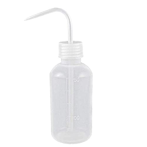 Zonster 250ml Waschflasche, Kunststoff-Squeeze-Flasche Enghals Für Gartenbewässerung Flasche Reinigung Sprayer Wasser von Zonster