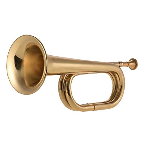 Zonster B Flat Bugle Call Trompete Kavallerie Militär Kavallerie Scouting Instrument mit Mundstück für Schulband von Zonster