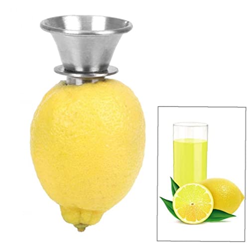 Zonster Gadgets Manuelles Zitronen-Squeezer Für Zitronen-orange Limetten Zitrus-Squeeze Obstwerkzeug Edelstahl Handsaft-ausgießschraube von Zonster