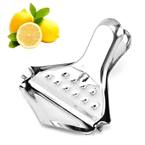 Zonster 1PC Lemon Squeezer Kitchen Tools Edelstahl Entsafter orange Fruchtsaft Reibahlen Schnell Griff Press Multifunktionswerkzeug von Zonster