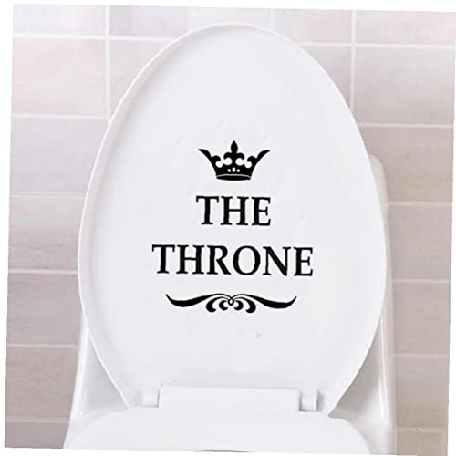 Zonster Kreativ Der Throne Toilette Wandaufkleber Toilettensitz Aufkleber Wandkunst DIY Wandbild Dekor Für Badezimmer Küche Hause Hintergrund von Zonster