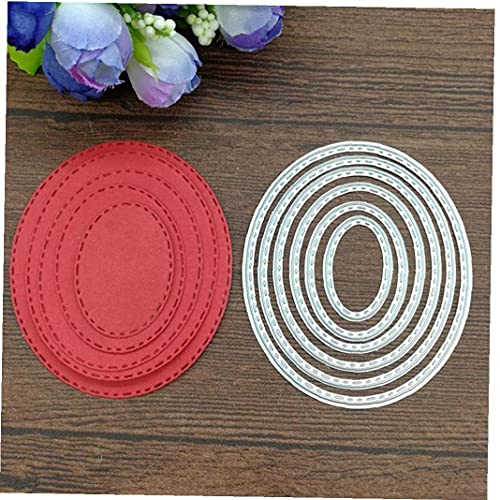 Zonster Oval Metallrahmen Cutting Embossing Stencils, DIY Craft Geätzte Schneiden Formen Für Karte, Die Scrapbooking Album von Zonster