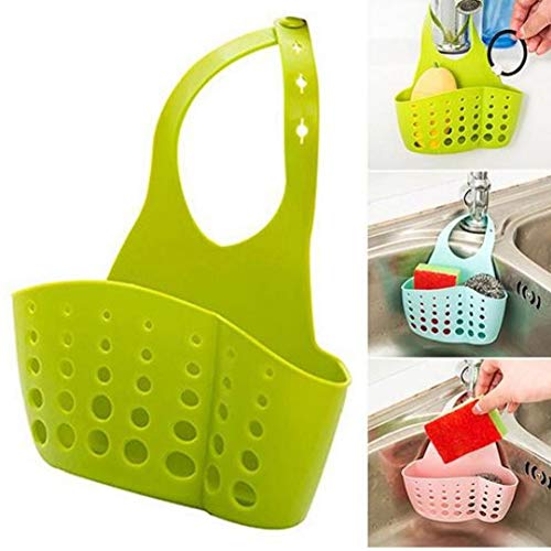 Zonster Sink Schwammhalter hängenden Korb Waschbecken Regal Seife Schwamm Abflusszahnstangen-Halter hängend Sieb Organizer Küchenzubehör Wash von Zonster
