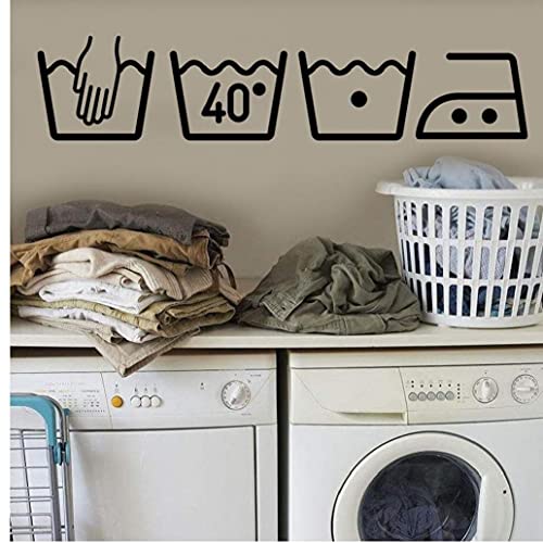 Zonster Wandaufkleber 3D Waschmaschine Wand-Aufkleber Für Laundry Room Badezimmer von Zonster