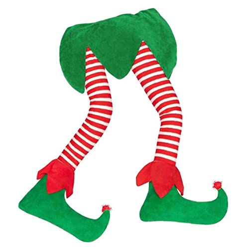 Zonster Weihnachten Santa Elf Beine Ornament Weihnachtsbaum Dekor Sankt Elf Beine Füße Zum Fixieren Auf Türen Wände Windows Home Hanging Decor von PiniceCore